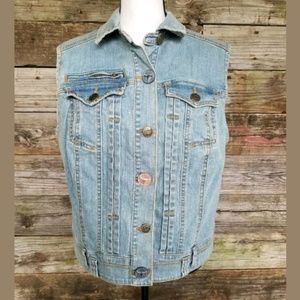 Vintage Denim Women's Vest 14-16